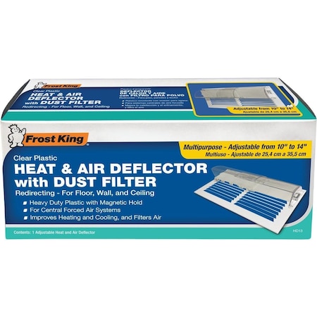 Frost King 10 In. to 14 In. Heat and Air Deflector HD13